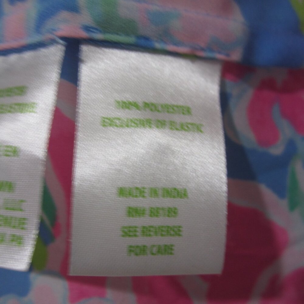 Lilly Pulitzer XL Pauline Maxi Dress Blue Bunny Business - Picture 5 of 9